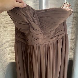 Mauve/Taupe Bridesmaid Dress